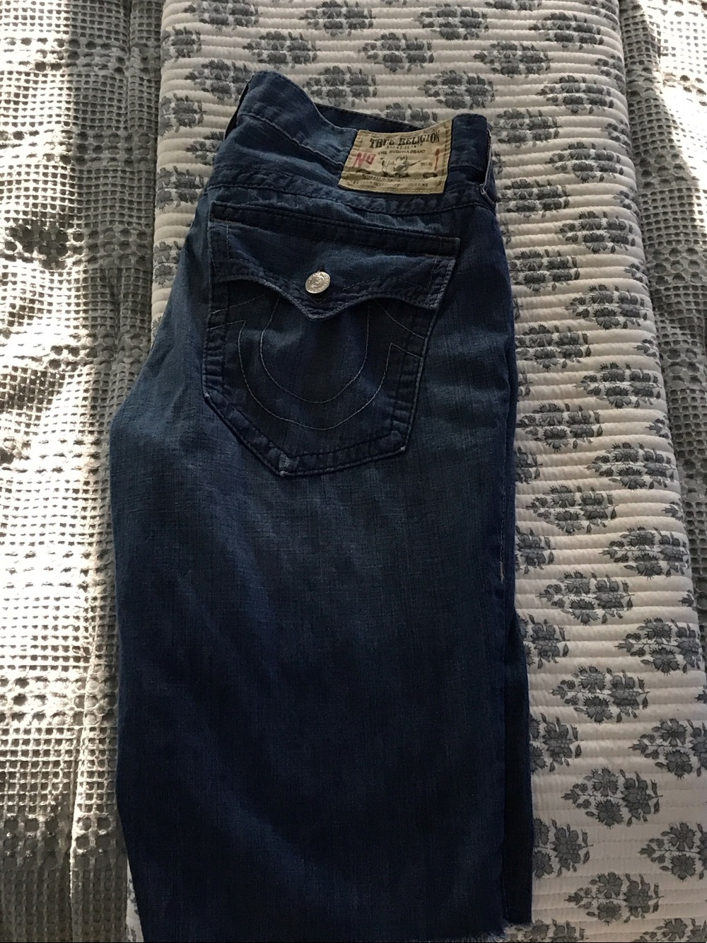True religion Dark Indigo Pocket Flap Jeans